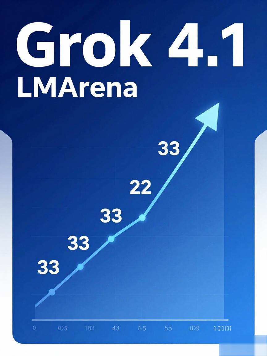 Grok 4.1 霸榜 LMArena 排行榜，实现第 33 → 1 位性能跃升