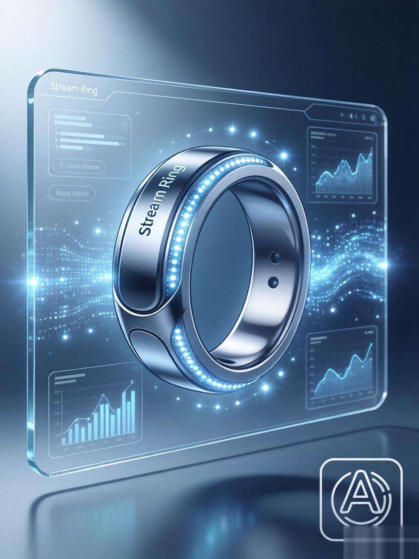 能“记录想法”的智能戒指 Stream Ring 问世，预售价 249 美元起第二张图