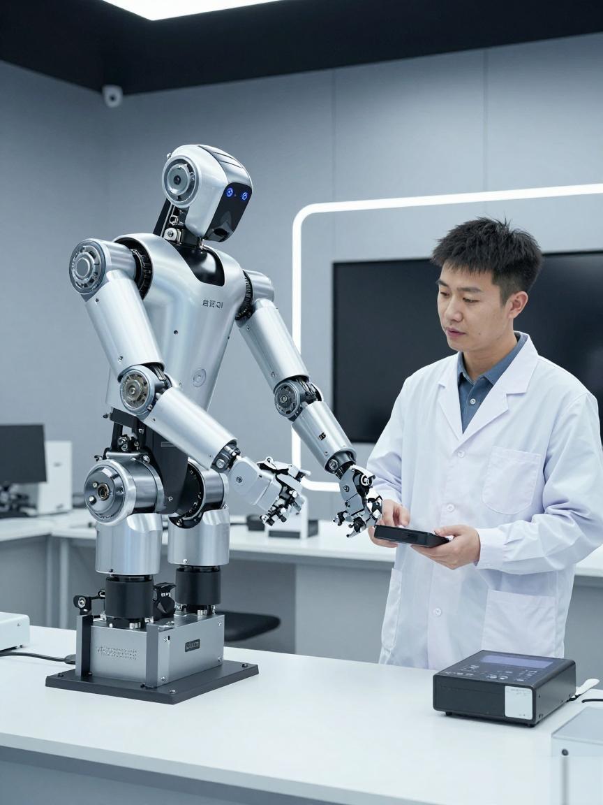 稚晖君发布全球最小全身力控人形机器人，上纬启元开启个人机器人时代