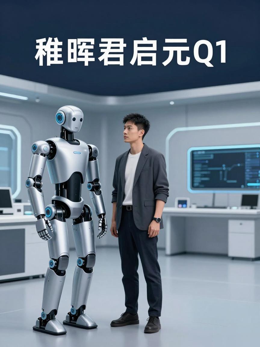 稚晖君发布全球最小全身力控人形机器人，上纬启元开启个人机器人时代第一张图