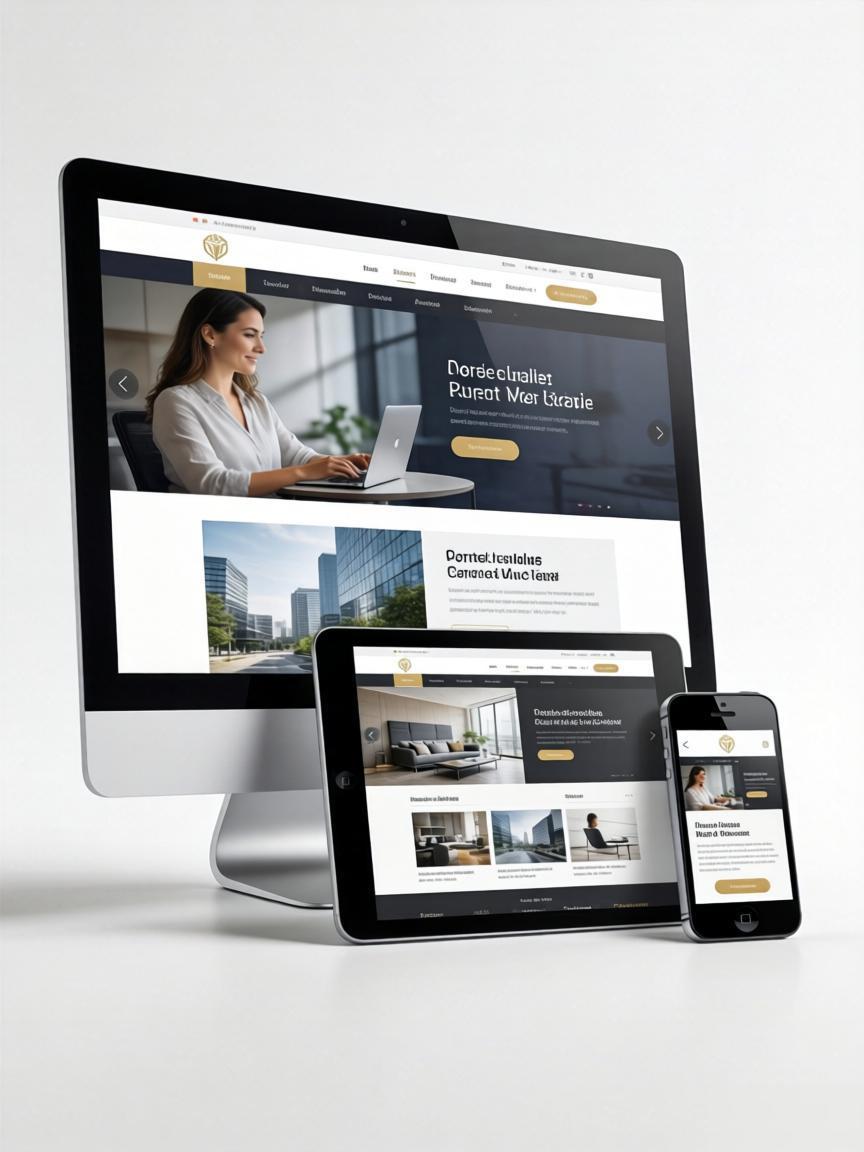 高端大气风格网站建设的布局规划第二张图