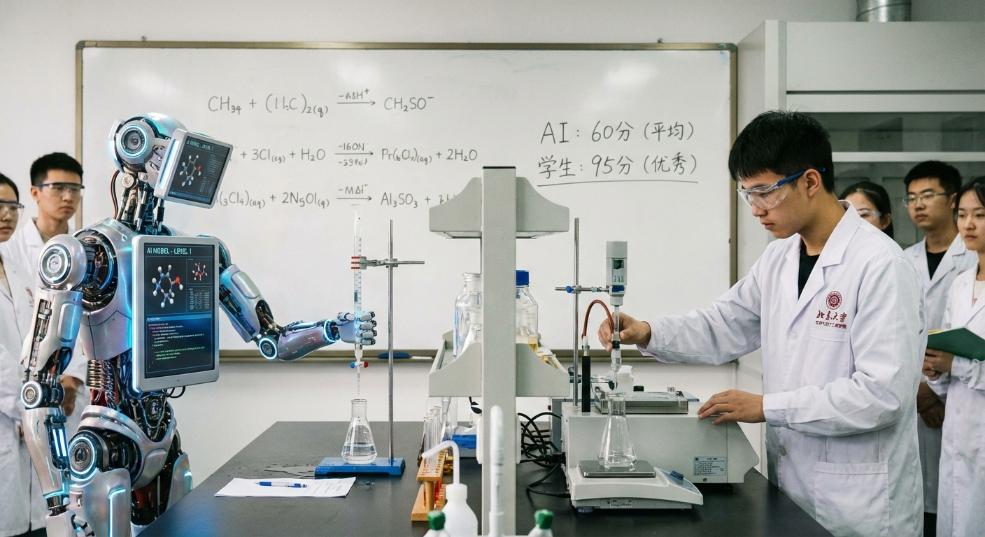 AI PK 北大化学学生：顶尖模型仅与低年级本科生的平均水平相当