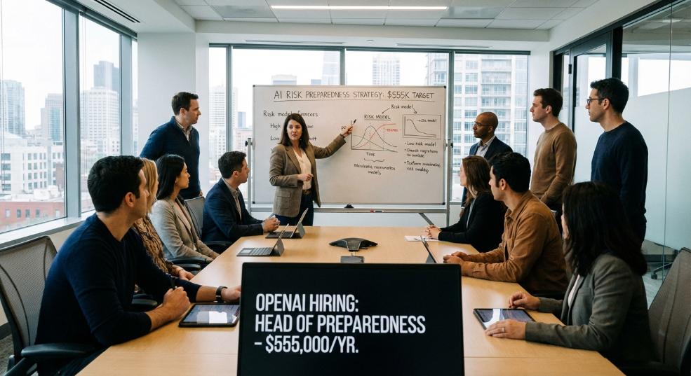 OpenAI 高薪招募「备战负责人」，年薪 55.5 万美元 对冲 AI风险