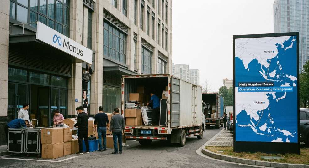 消息称 Manus 武汉团队基本搬离，公司被 Meta 收购后将继续在新加坡运营