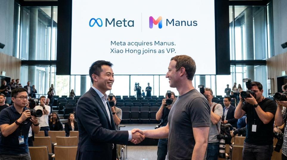 Meta 斥资数十亿美元收购 Manus，创始人肖弘出任副总裁