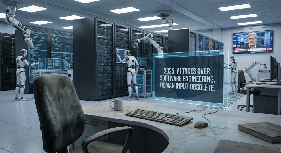AI 教父：明年 AI 将取代更多岗位，软件工程项目「将几乎不再需要人类参与」