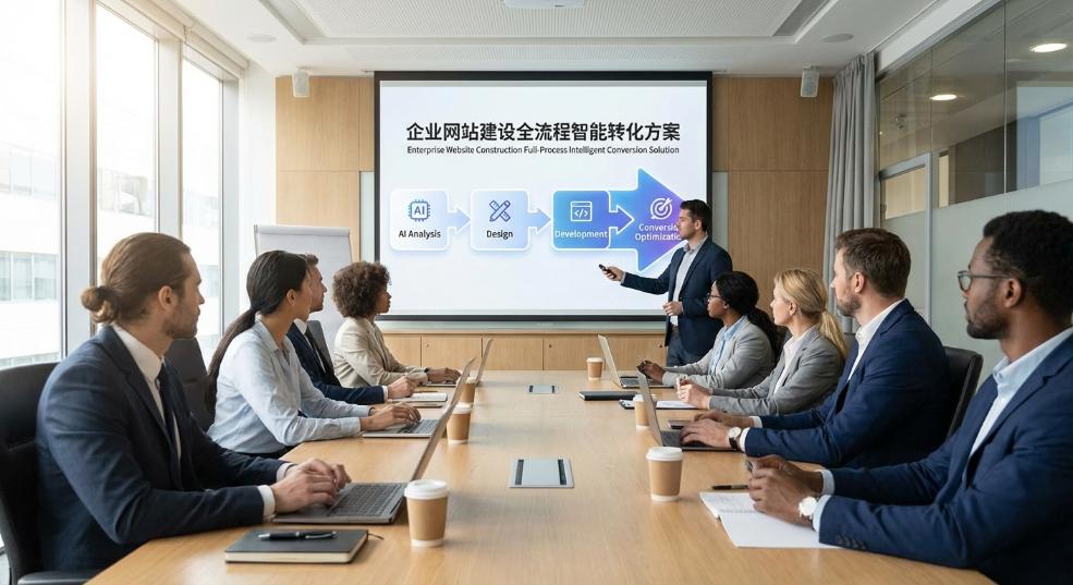 企业网站建设全流程智能转化方案第二张图
