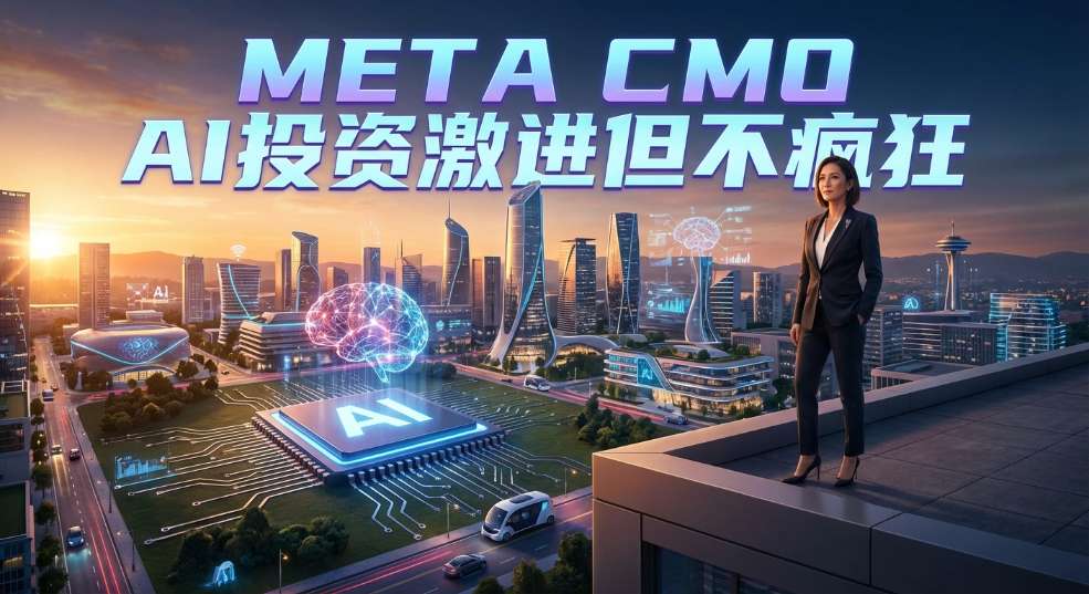 Meta CMO：硅谷 AI 投资「激进但不疯狂」
