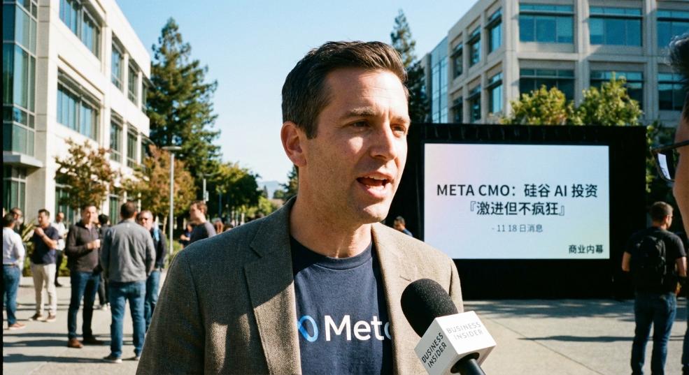Meta CMO:硅谷 AI 投资「激进但不疯狂」 Meta CMO:硅谷 AI 投资「激进但不疯狂」第一张图