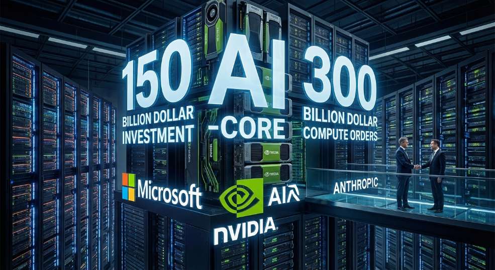 150 亿美元投资 + 300 亿美元算力订单，微软、英伟达与 Anthropi