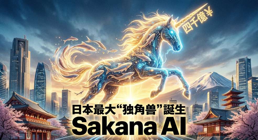 日本最大“独角兽”诞生：Sakana AI 以约 4000 亿日元估值完成 B 