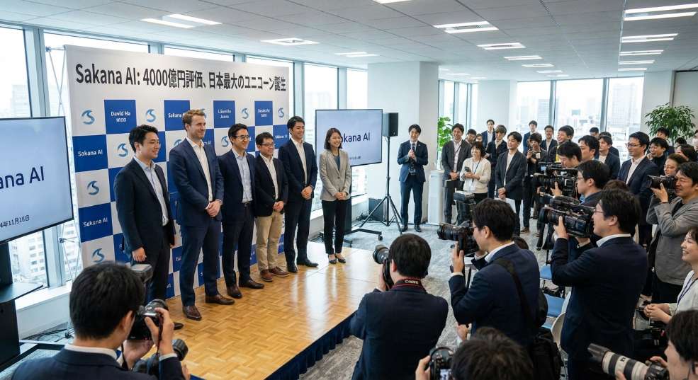 日本最大“独角兽”诞生：Sakana AI 以约 4000 亿日元估值完成 B 轮融资第一张图