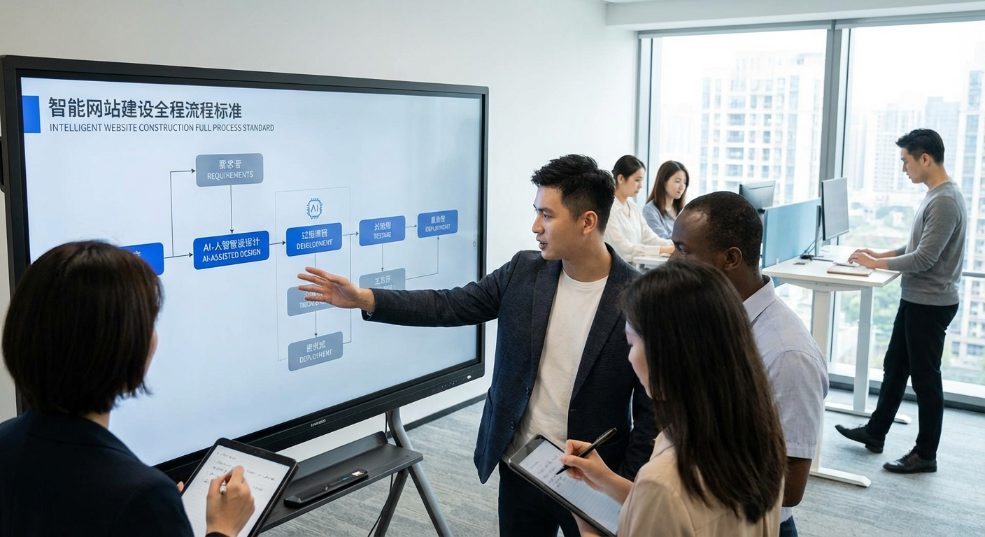 智能网站建设全程流程标准第二张图