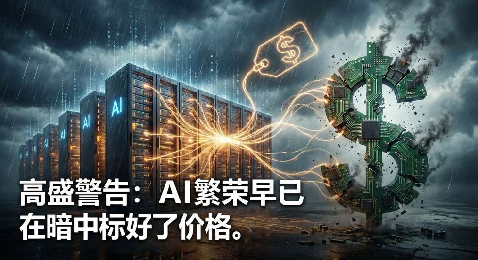 高盛警告：AI 的繁荣早已在暗中标好了价格