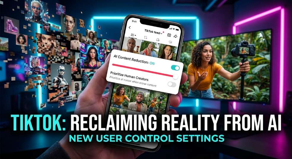 TikTok 将开放用户设置，减少短视频信息流中的 AI 内容