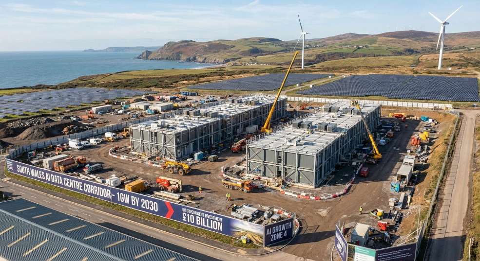英国宣布 100 亿英镑南威尔士 AI 数据中心走廊,2030 年规模达 1GW 英国宣布 100 亿英镑南威尔士 AI 数据中心走廊,2030 年规模达 1GW第一张图