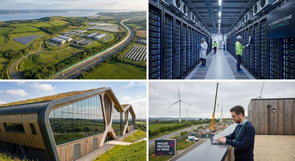 英国宣布 100 亿英镑南威尔士 AI 数据中心走廊,2030 年规模达 1GW 英国宣布 100 亿英镑南威尔士 AI 数据中心走廊,2030 年规模达 1GW第二张图