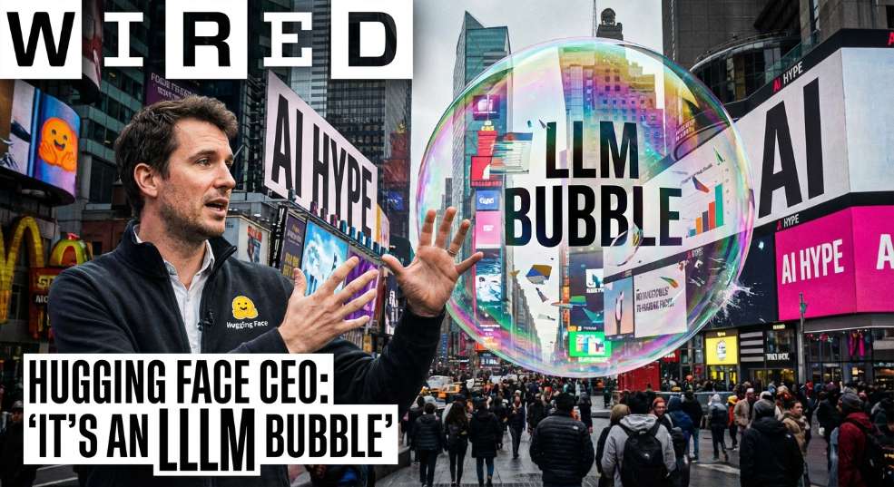 Hugging Face CEO 回应“AI 泡沫说”：倒不如说现在是“大语言模