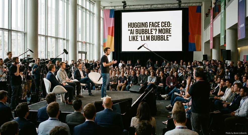 Hugging Face CEO 回应“AI 泡沫说”：倒不如说现在是“大语言模型泡沫”第二张图