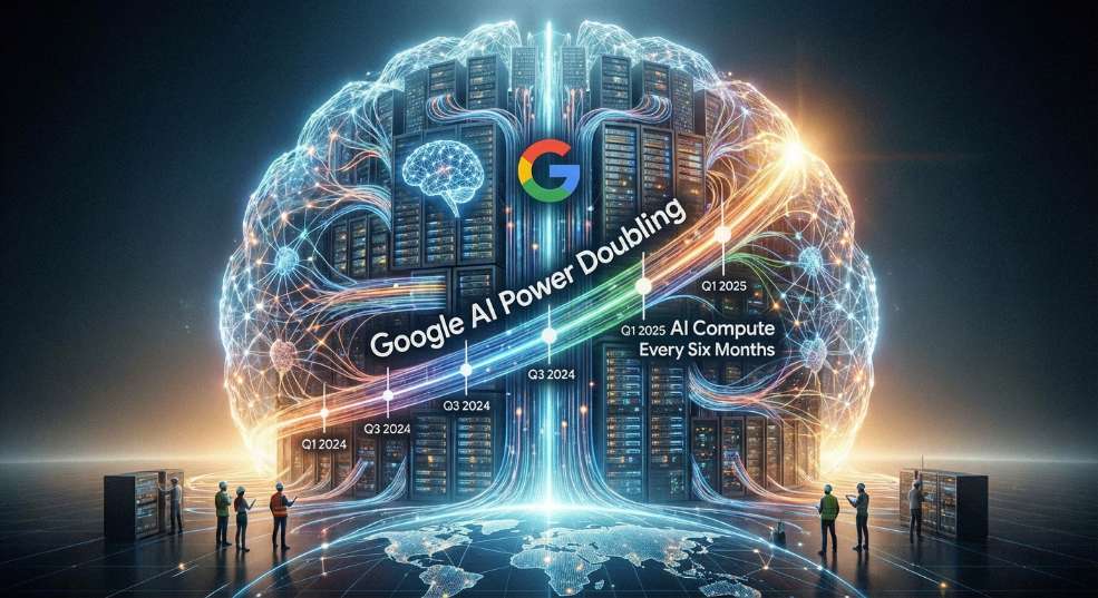 谷歌：公司必须每半年翻倍一次 AI 算力才能满足需求