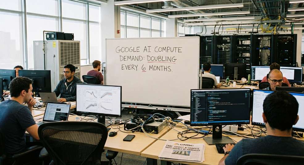 谷歌：公司必须每半年翻倍一次 AI 算力才能满足需求第一张图