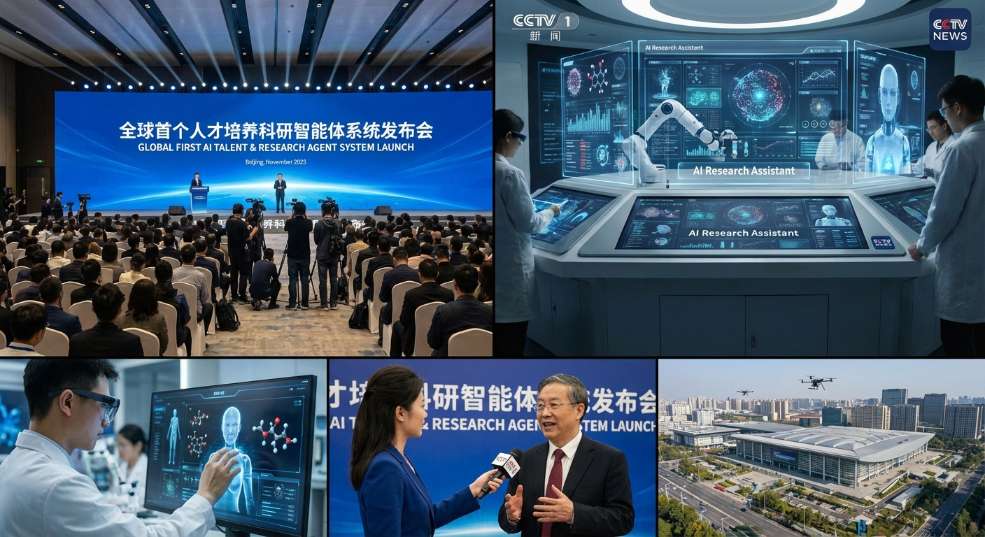 全球首个人才培养科研智能体系统在北京发布,AI 成为科研助手 全球首个人才培养科研智能体系统在北京发布,AI 成为科研助手第二张图