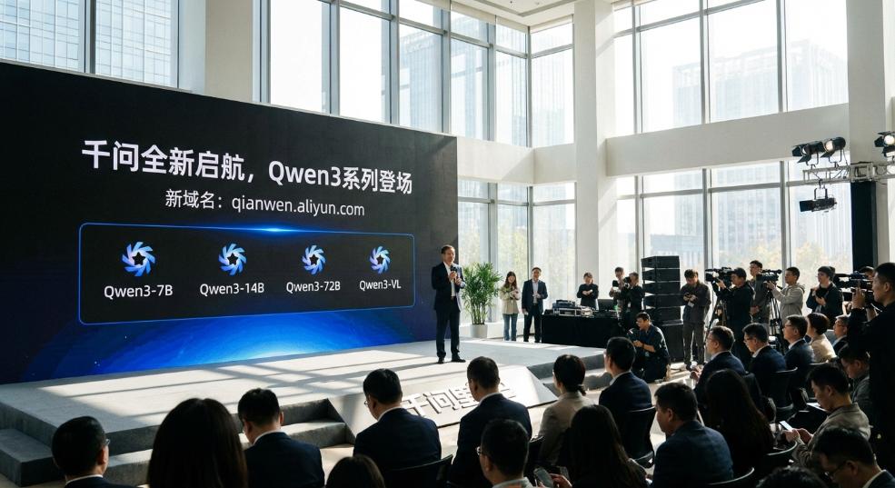 阿里千问启用全新域名，提供更多 Qwen3 系列模型第一张图