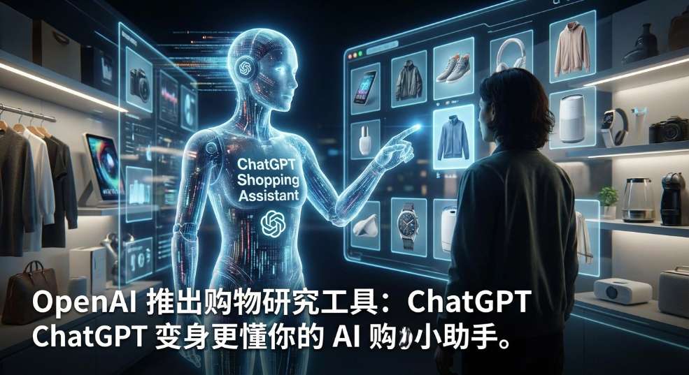 OpenAI 推出购物研究工具，ChatGPT 变身更懂你的 AI 购物小助手