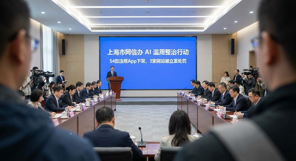 上海市网信办重拳整治 AI 滥用：54 款违规 App 下架，3 家网站被立案处罚第二张图