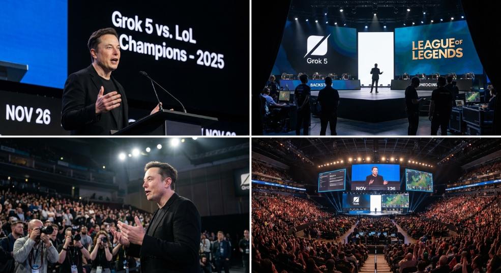 马斯克宣布 AI模型 Grok 5 明年将挑战《英雄联盟》顶级人类战队第二张图
