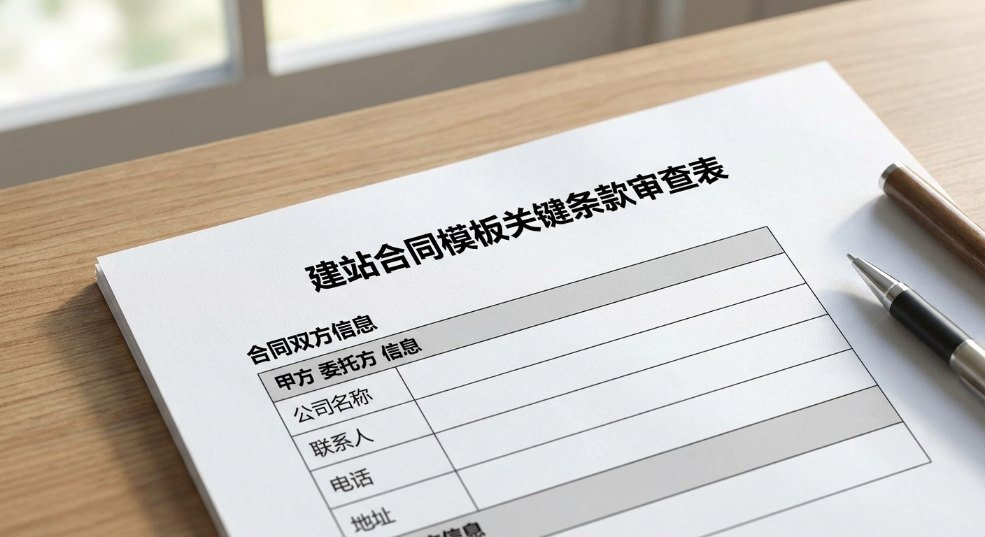 建站合同模板关键条款审查表 建站合同模板关键条款审查表第一张图