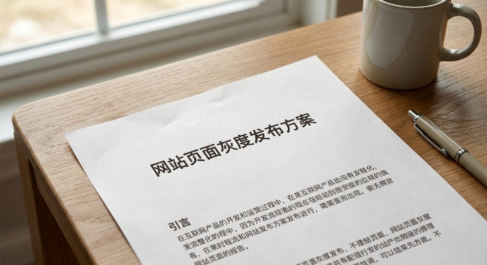 网站页面灰度发布方案第一张图