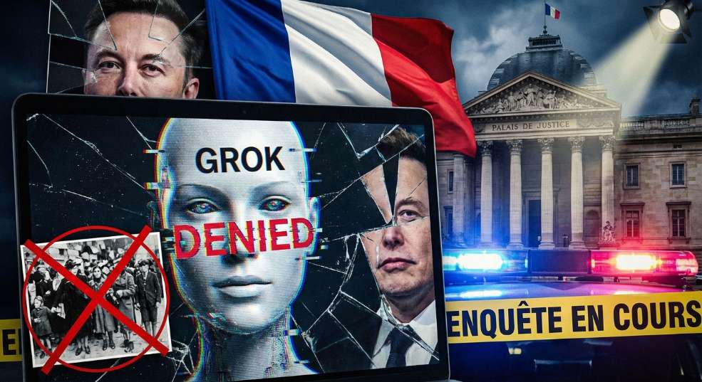 马斯克的 AI 聊天机器人 Grok 发表否认“大屠杀”言论，遭法国调查