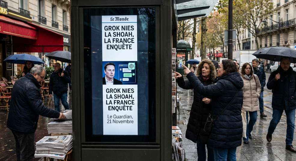 马斯克的 AI 聊天机器人 Grok 发表否认“大屠杀”言论,遭法国调查 马斯克的 AI 聊天机器人 Grok 发表否认“大屠杀”言论,遭法国调查第一张图