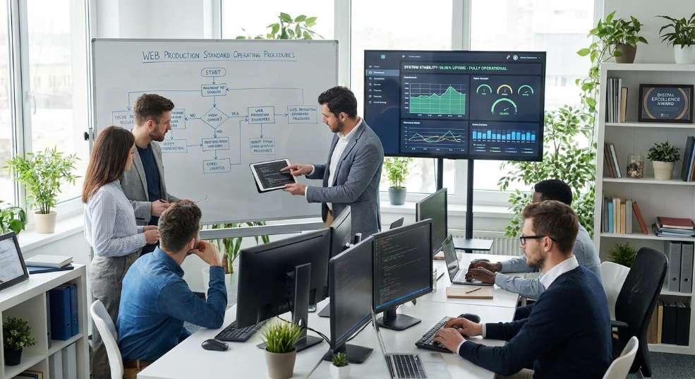 网站制作全程标准化保障系统稳定运行第一张图