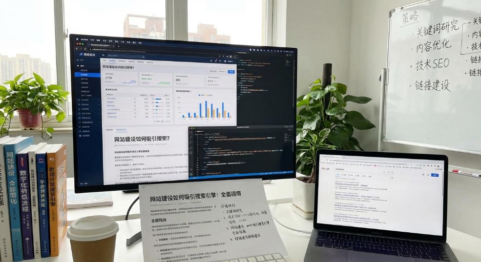 网站建设如何吸引搜索？第一张图