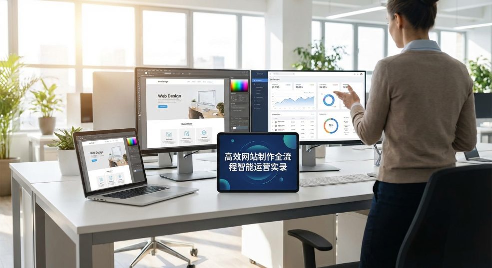 高效网站制作全流程智能运营实录