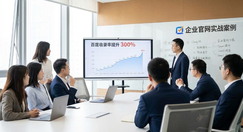 企业官网百度收录率提升3倍实战案例第二张图