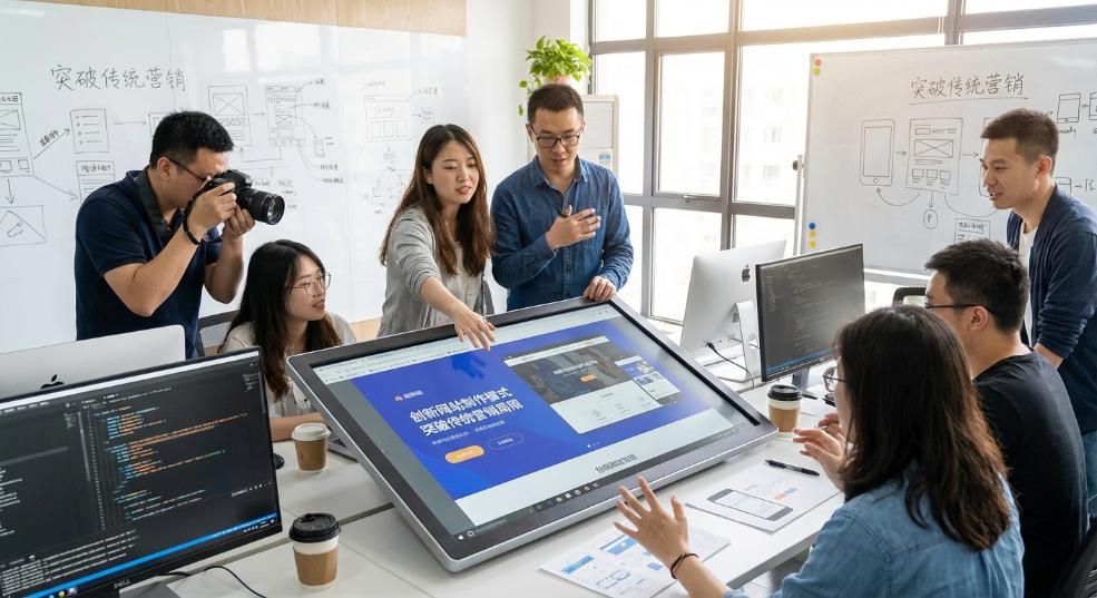 创新网站制作模式突破传统营销局限第一张图