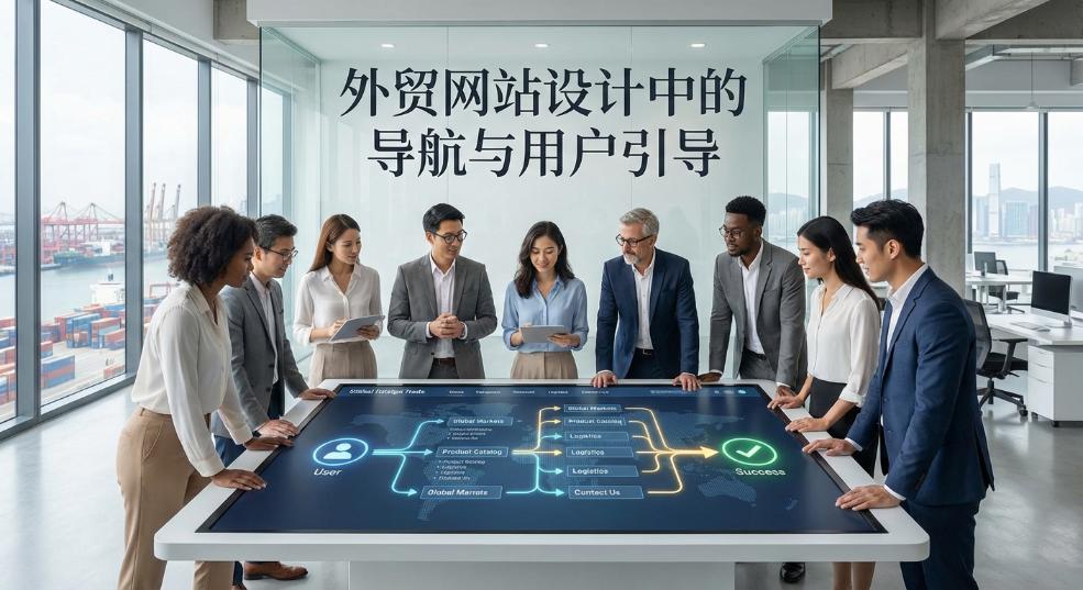外贸网站设计中的导航与用户引导