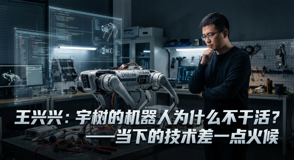 王兴兴谈宇树的机器人为什么不干活：当下的技术差一点火候