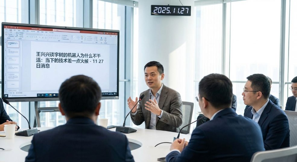 王兴兴谈宇树的机器人为什么不干活：当下的技术差一点火候第一张图