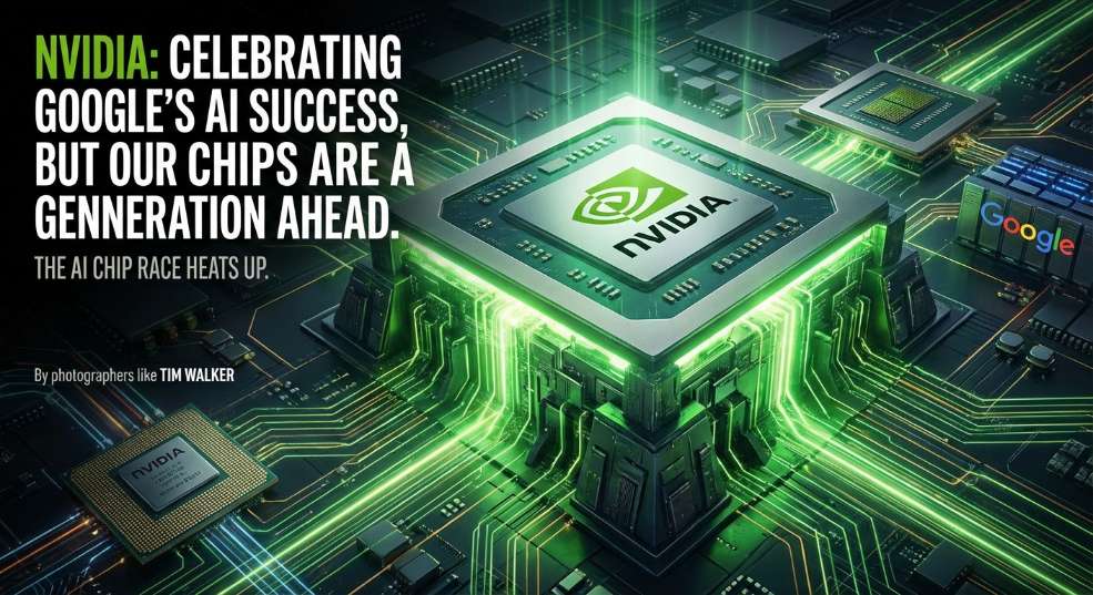 英伟达：我们为谷歌在 AI 方面的成功而高兴，但现阶段我们的芯片领先一代