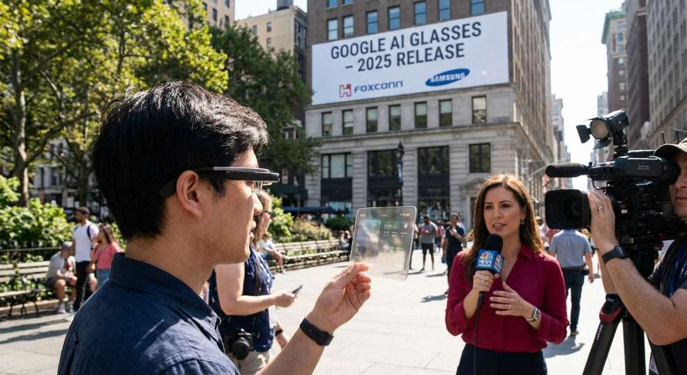 消息称谷歌重启 AI 眼镜：富士康代工、三星设计，最快明年四季度发布第一张图