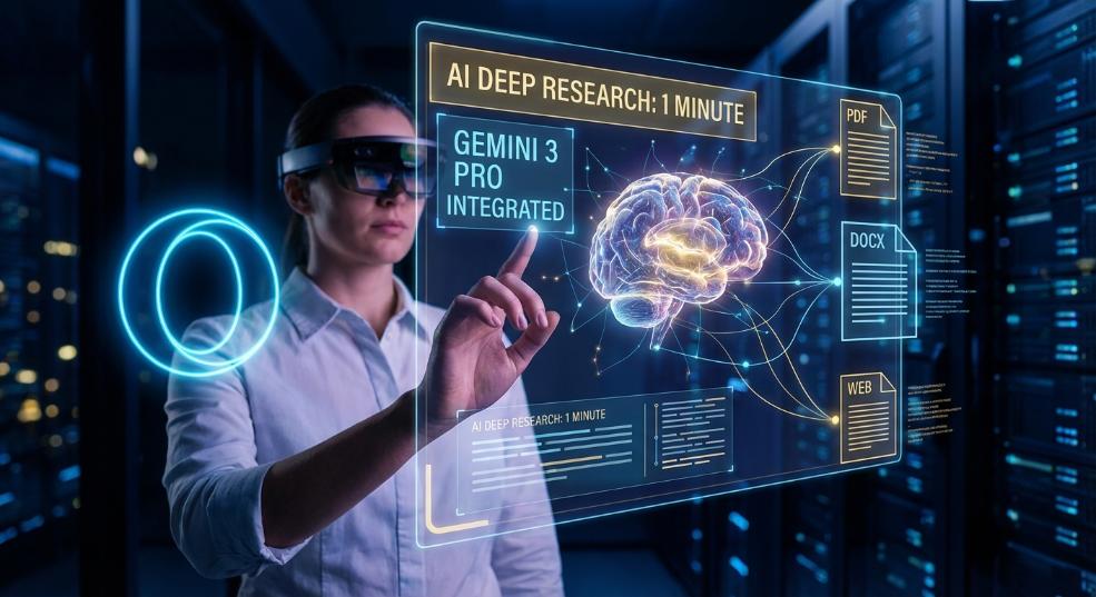 Opera 更新 Neon 浏览器：引入 1 分钟深度研究、支持 AI 操作文档