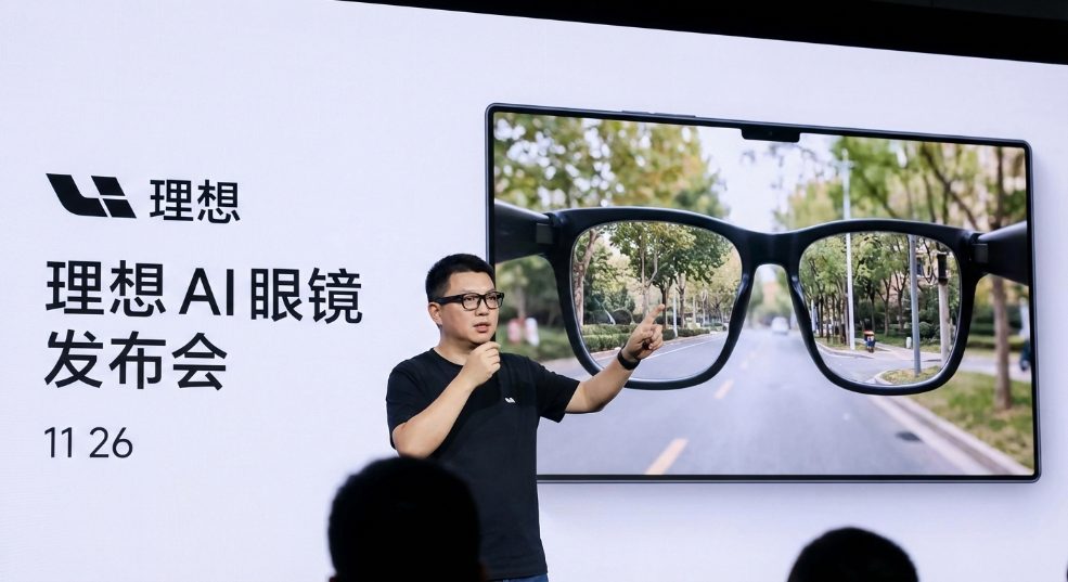 理想汽车李想：将发布 AI眼镜第一张图