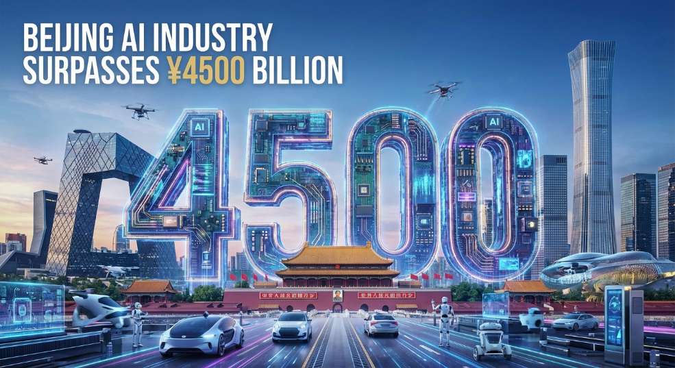 北京今年 AI 产业规模有望超 4500 亿元