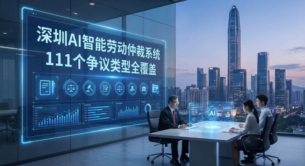 深圳上线国内首个 AI 智能劳动仲裁系统：111 个争议类型全覆盖
