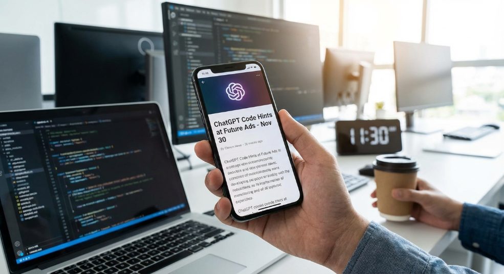 最新测试版 App 代码显示，ChatGPT 未来或引入广告第二张图