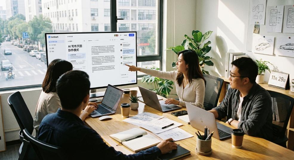 GetDraft 上线：「AI 写作天团」重塑协作模式第一张图